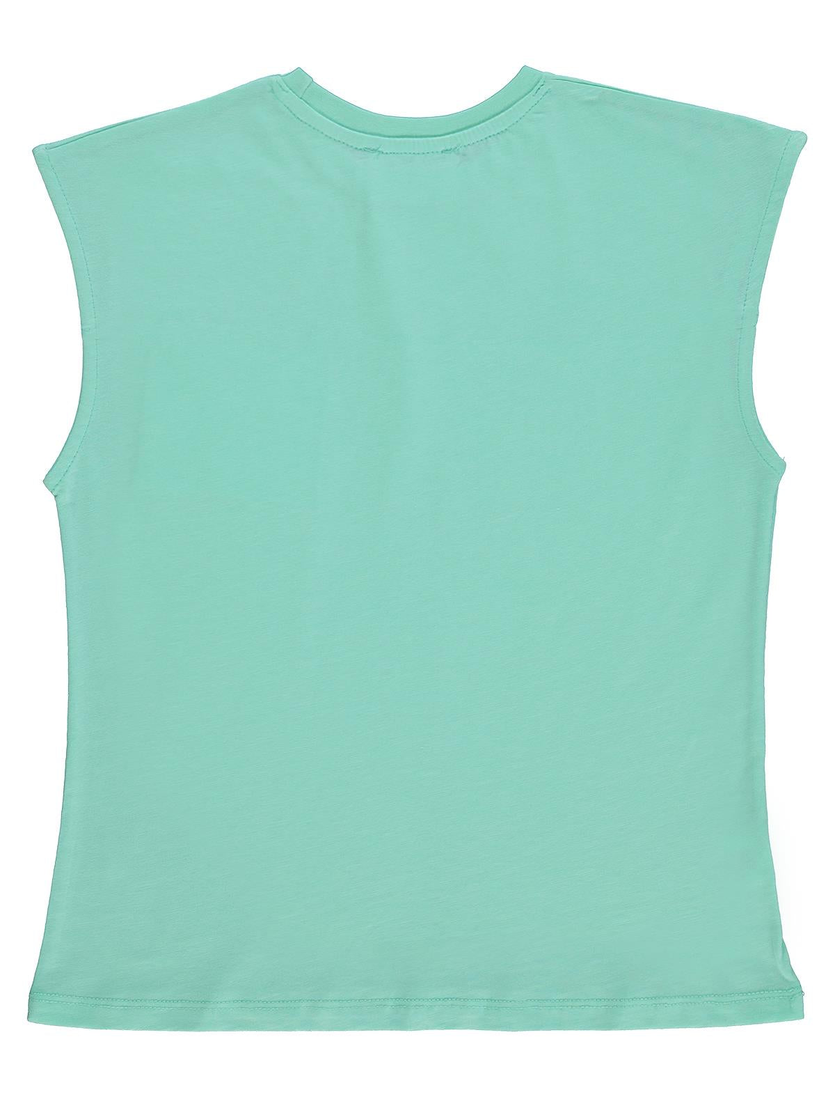 Civil Boys Basic Sıfır Kol 10-13 Yaş Tişört - Yeşil