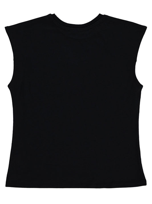 Civil Boys Basic Sıfır Kol 6-9 Yaş Tişört - Siyah
