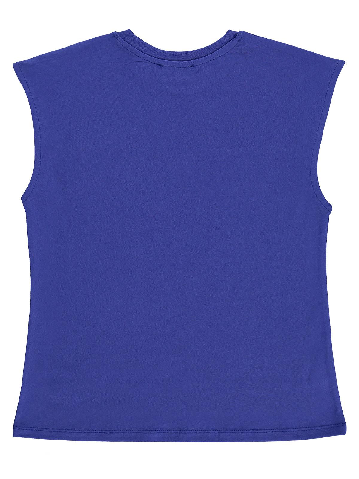 Civil Boys Basic Sıfır Kol 10-13 Yaş Tişört - Mavi