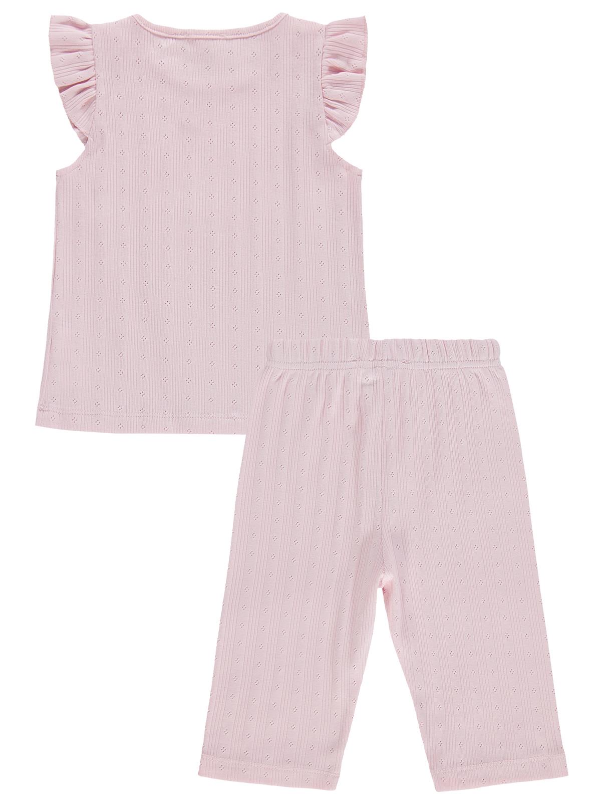 Civil Girls Kaprili 2-5 Yaş Pijama Takımı - Pembe