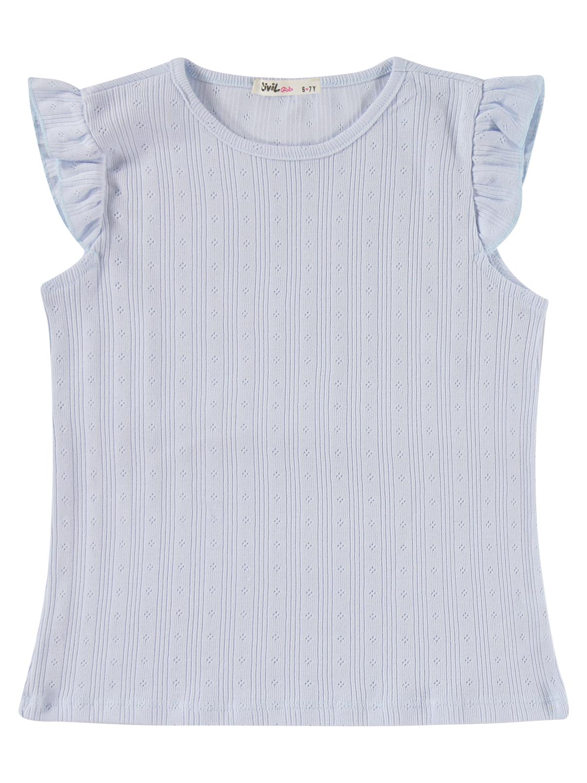 Civil Girls Kaprili 10-13 Yaş Pijama Takımı - Mavi
