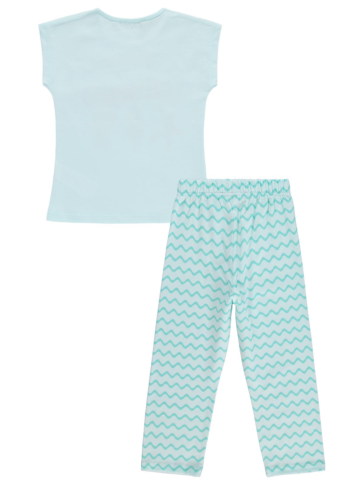 Civil Girls Mermaid Baskılı 10-13 Yaş Pijama Takımı - Yeşil