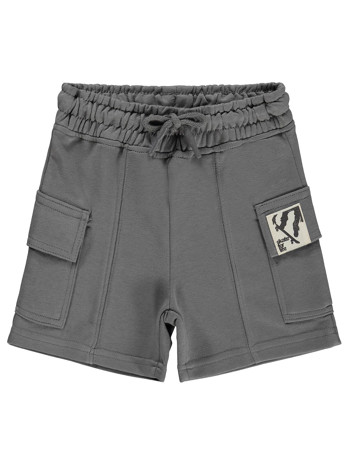 Civil Boys Basic Kargo Cepli 2-5 Yaş Kapri - Gri