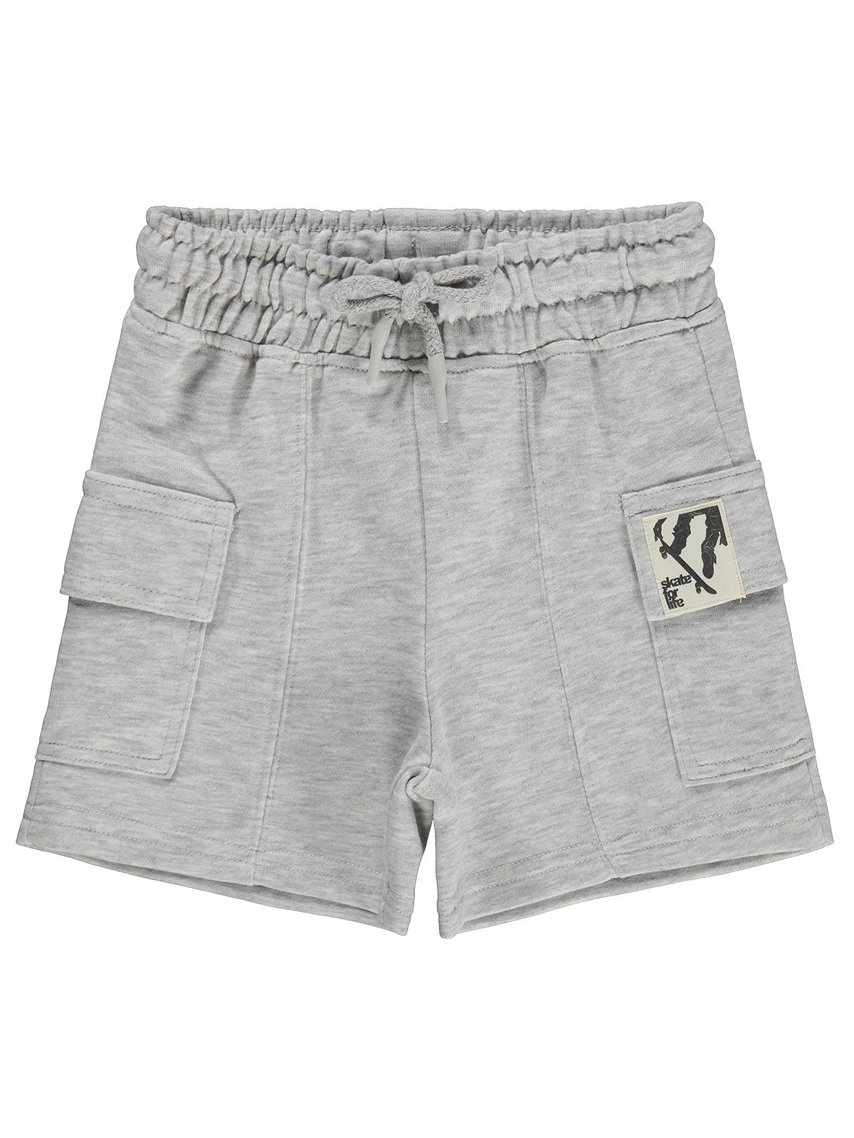 Civil Boys Basic Kargo Cepli 2-5 Yaş Kapri - Gri