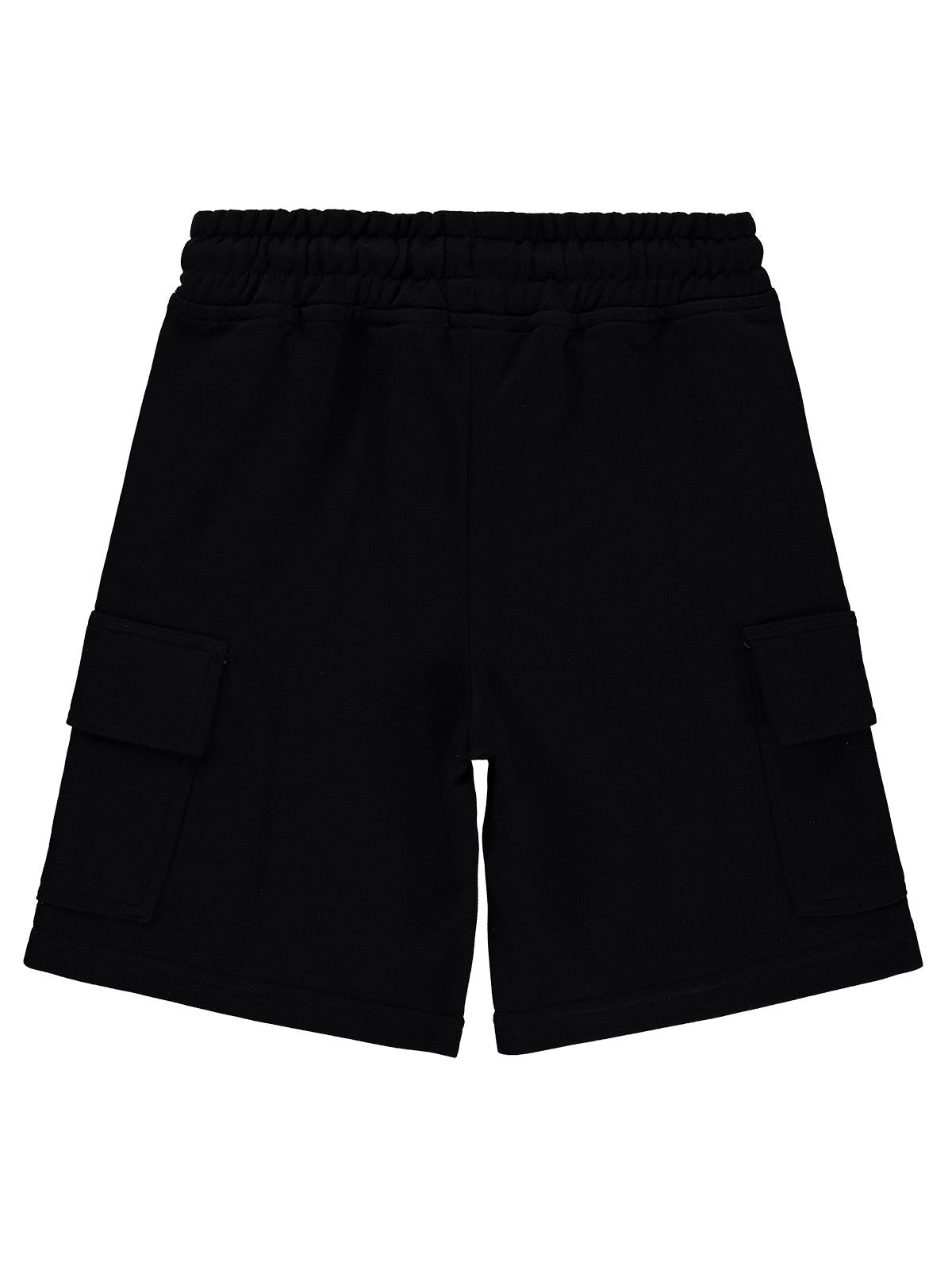 Civil Boys Basic Kargo Cepli 6-9 Yaş Kapri - Siyah