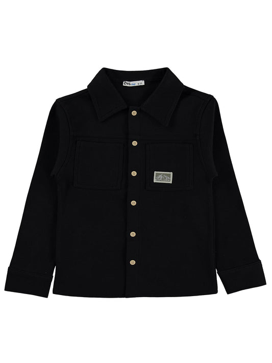 Civil Boys Basic 6-9 Yaş Gömlek - Siyah