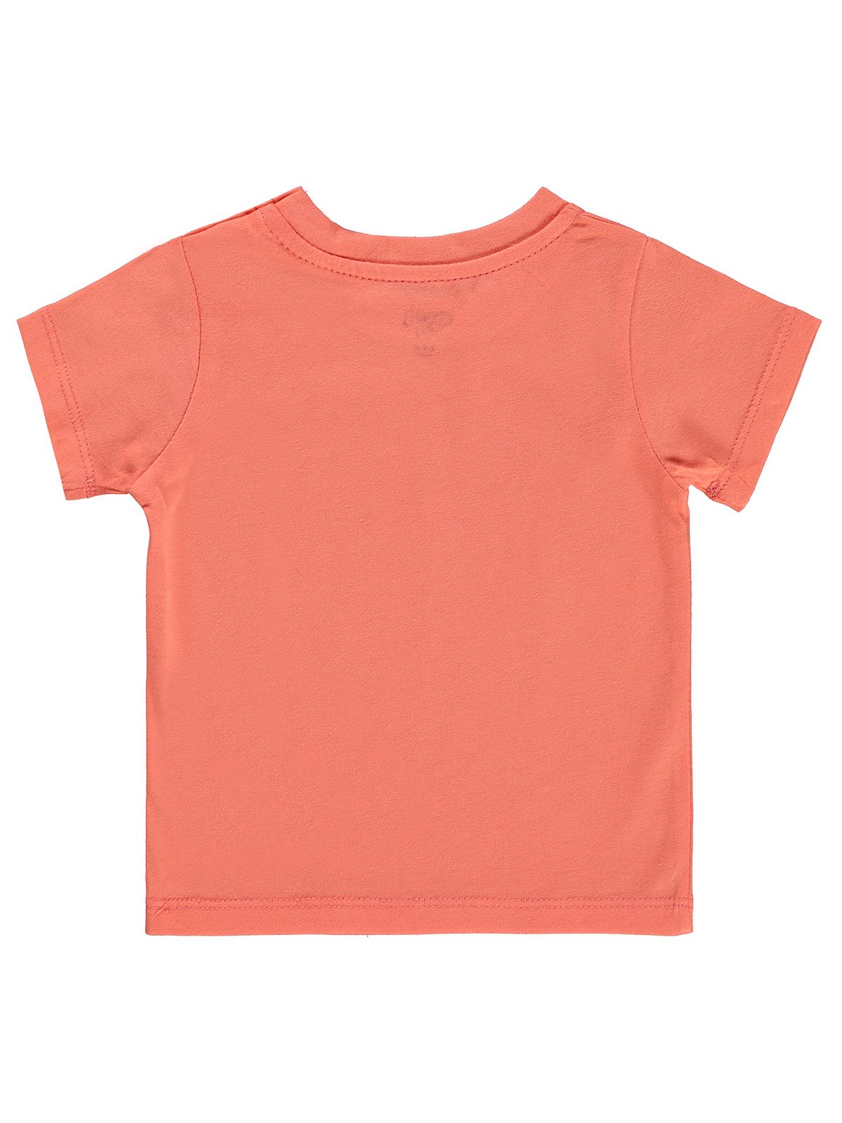 Civil Baby Balık Nakışlı 6-18 Ay Tişört - Mavi