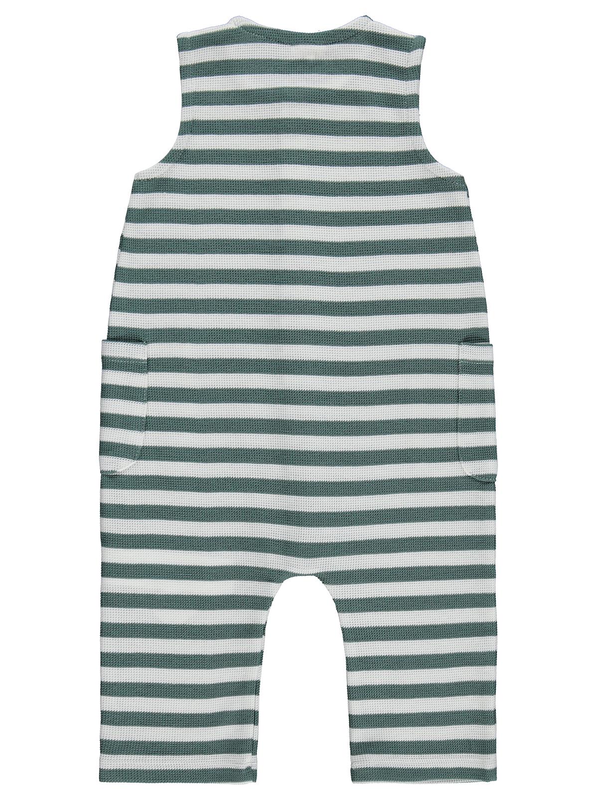 Civil Baby Çizgili 6-18 Ay Tulum - Yeşil