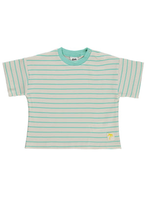 Civil Baby Çizgili 6-18 Ay Tişört - Bej