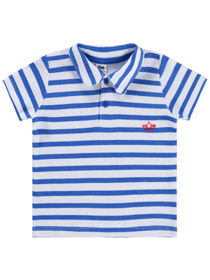 Civil Baby Yelken Baskılı 6-18 Ay Tişört - Mavi