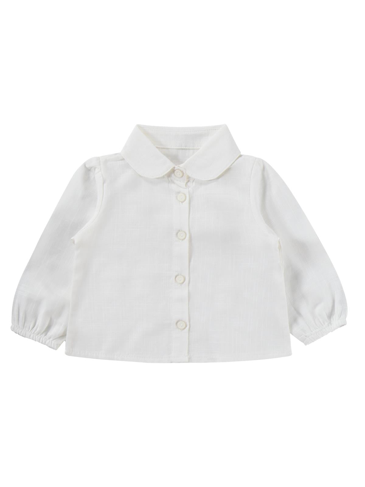 Civil Baby Fiyonklu 6-18 Ay Elbise - Ekru