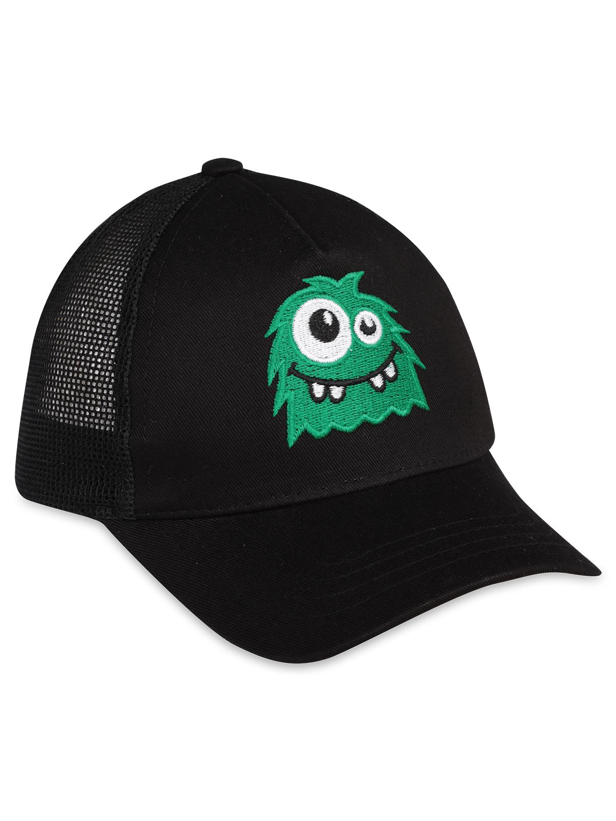 Civil Baby Monster Bebek Erkek Kep Şapka - Siyah