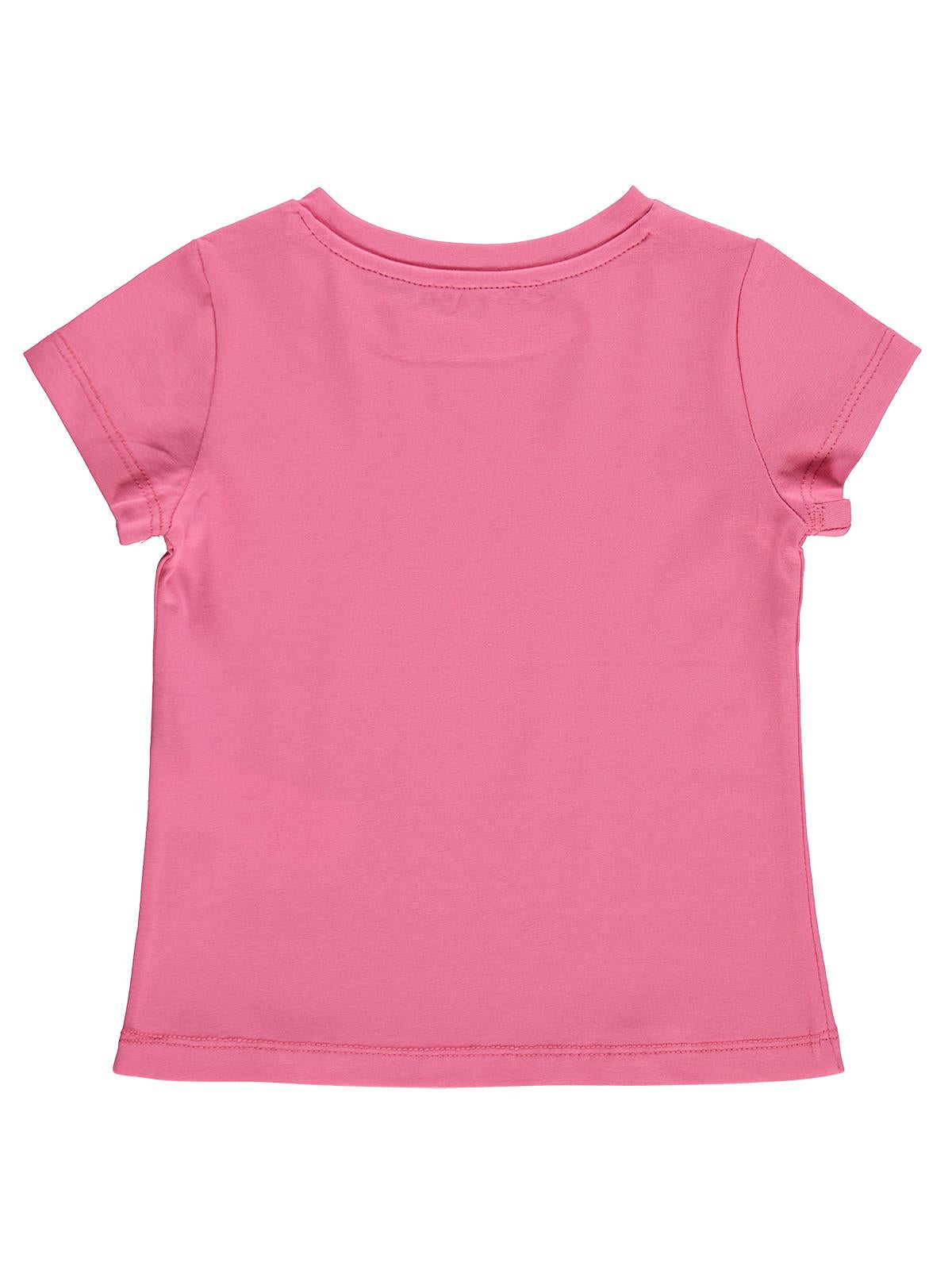 Civil Girls Çilek Baskılı 2-5 Yaş Tişört  - Pembe