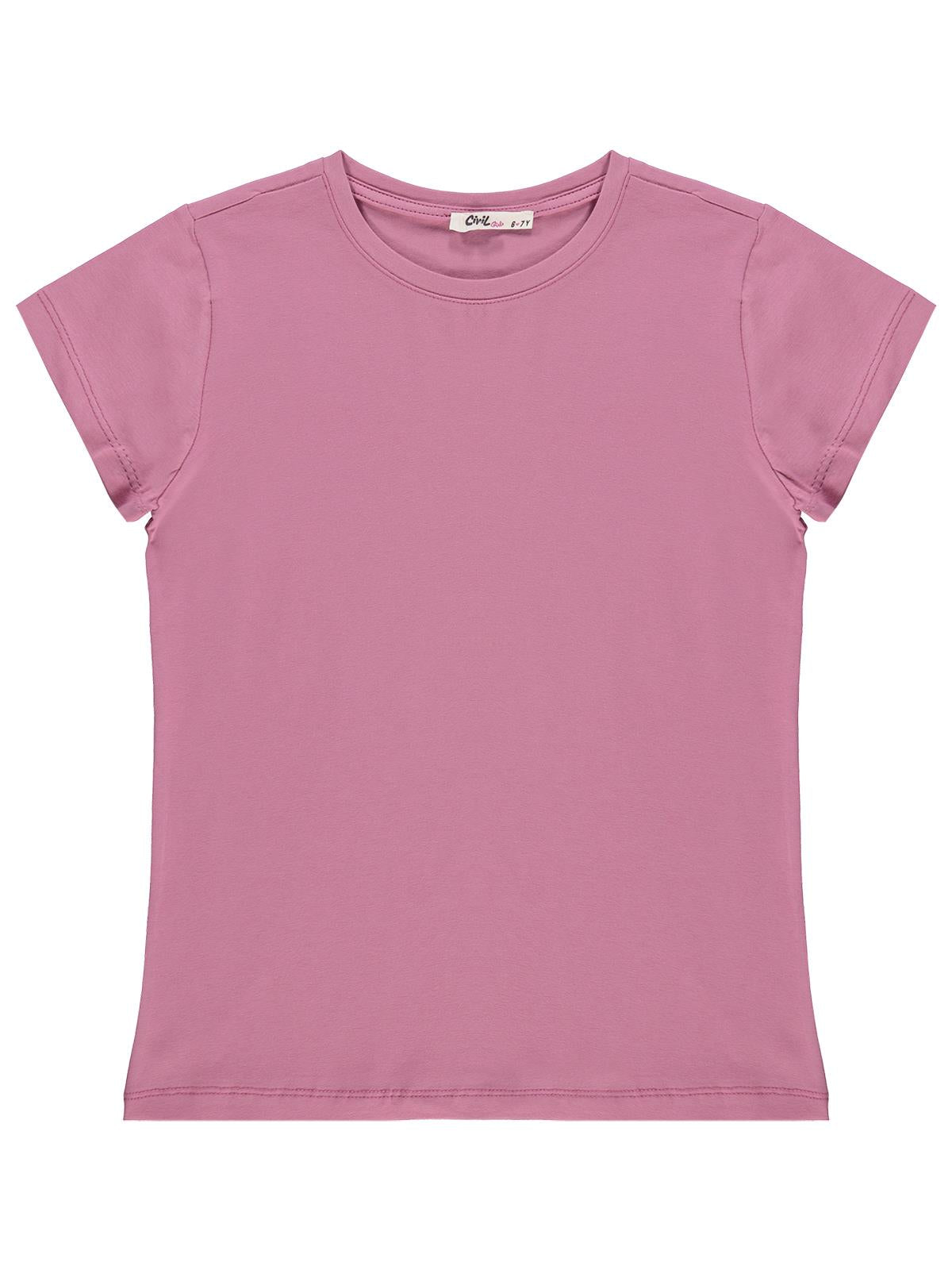 Civil Girls Basic 6-9 Yaş Tişört - Lila