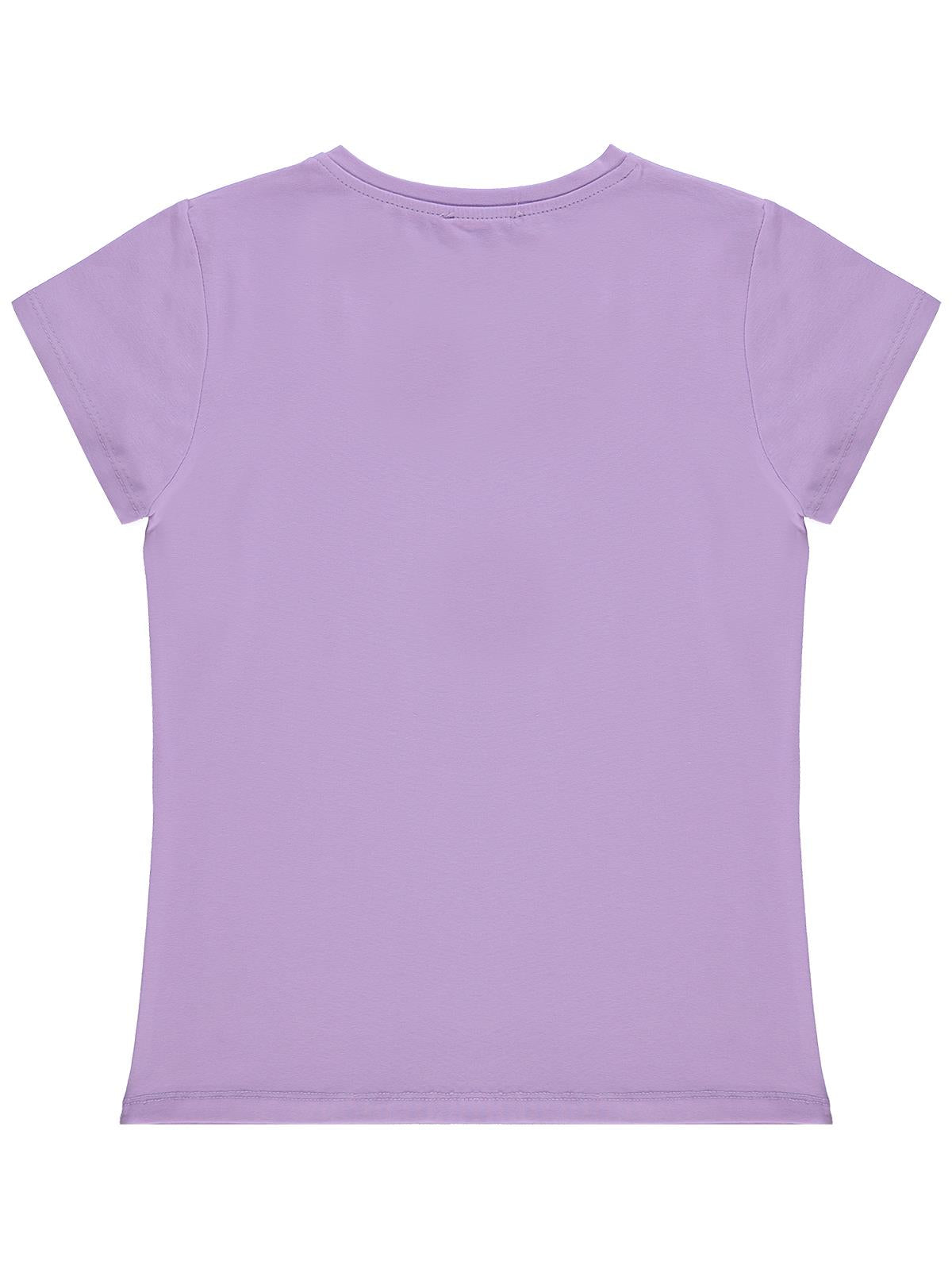 Civil Girls Basic 10-13 Yaş Tişört - Lila