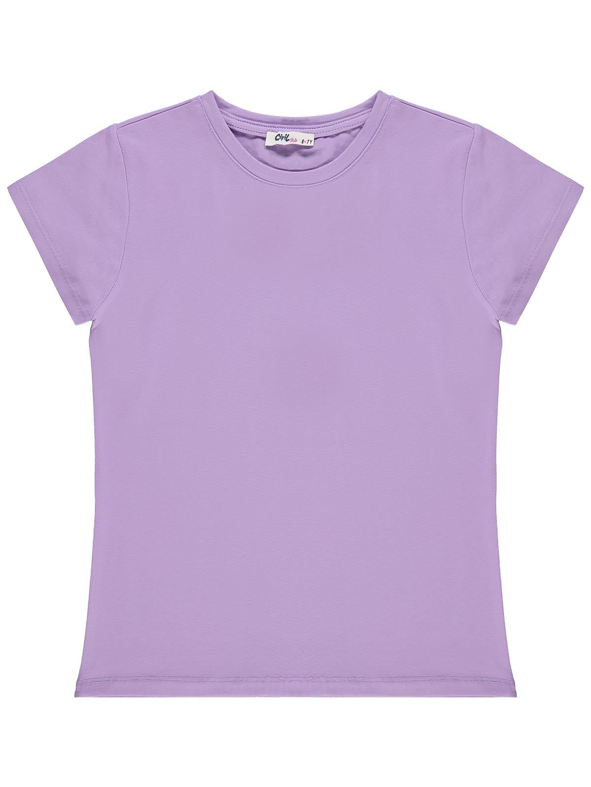 Civil Girls Basic 10-13 Yaş Tişört - Lila