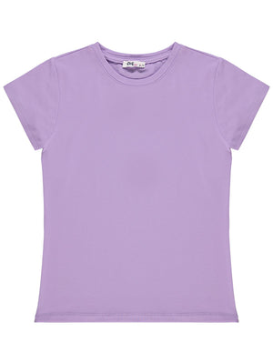 Civil Girls Basic 10-13 Yaş Tişört - Lila