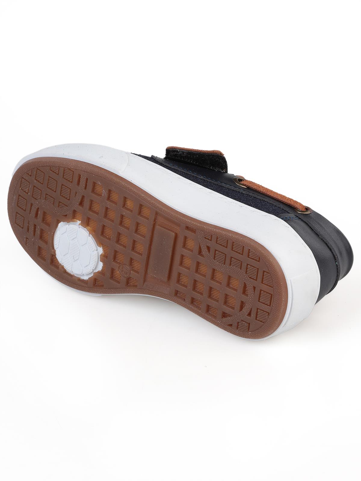 Civil Erkek Çocuk Süet Tek Cırtlı Casual Ayakkabı | Okul Kreş ve Günlük Kullanım - Lacivert