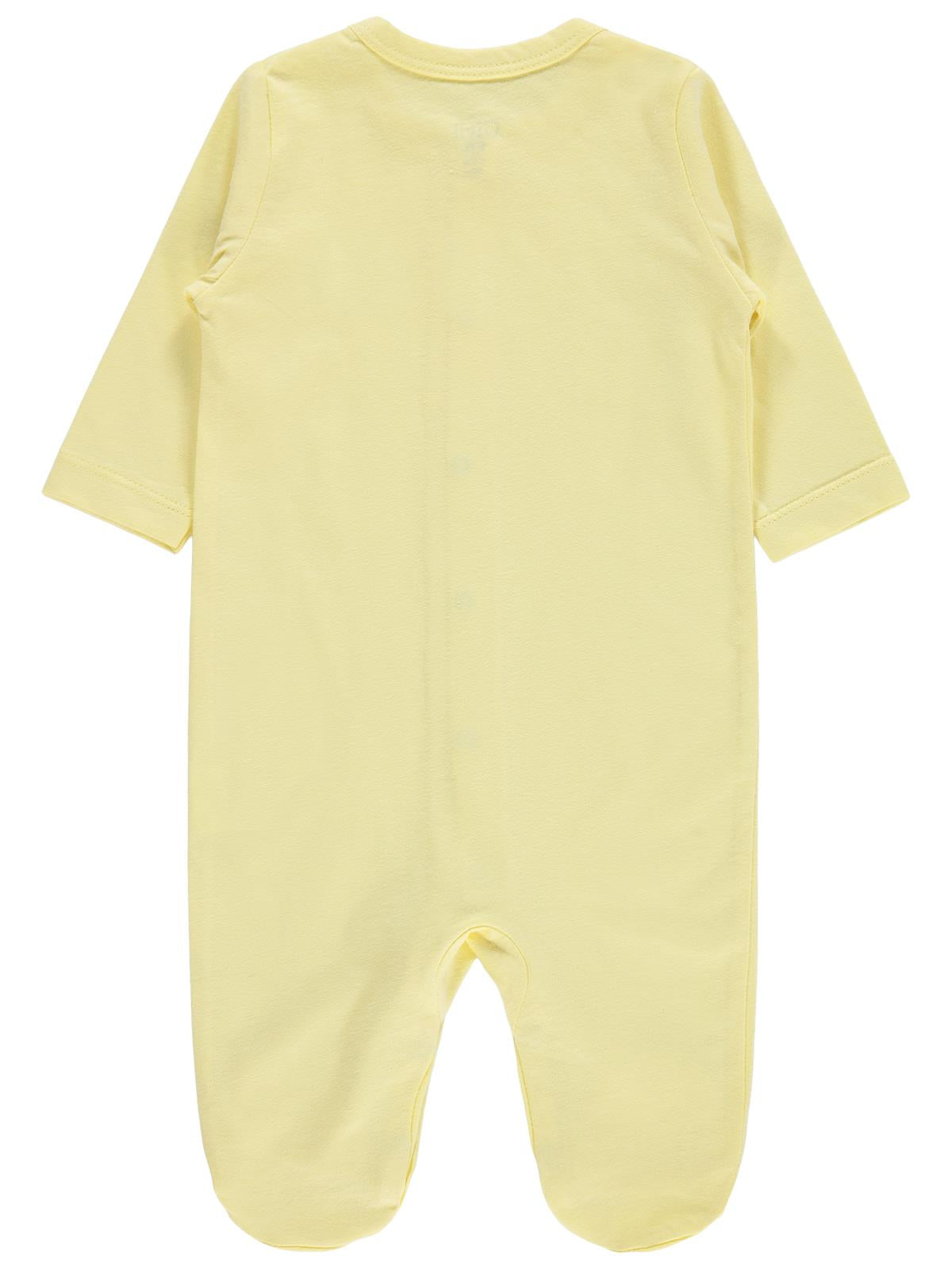 Civil Baby Yıldız Nakışlı 1-9 Ay Tulum - Mavi