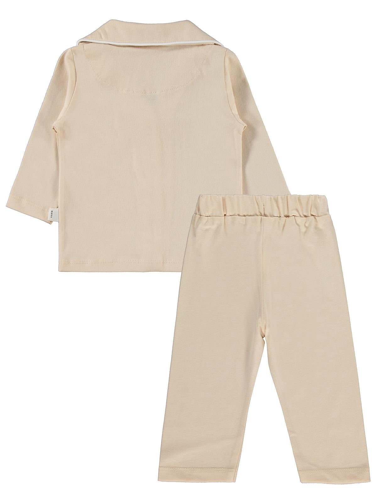 Civil Baby Basic 6-18 Ay Pijama Takımı - Kahverengi