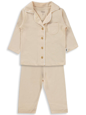 Civil Baby Basic 6-18 Ay Pijama Takımı - Kahverengi