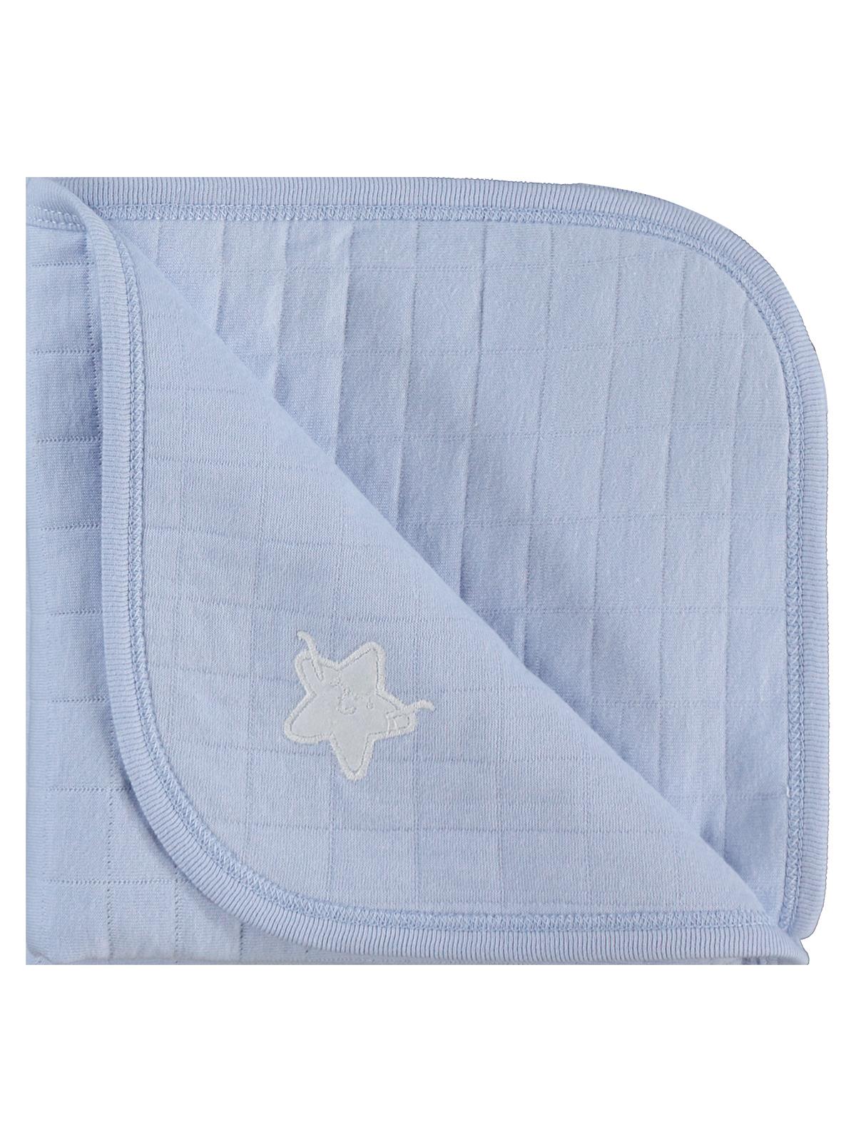 Civil Baby Yıldız Nakışlı 80*90 Battaniye - Mavi