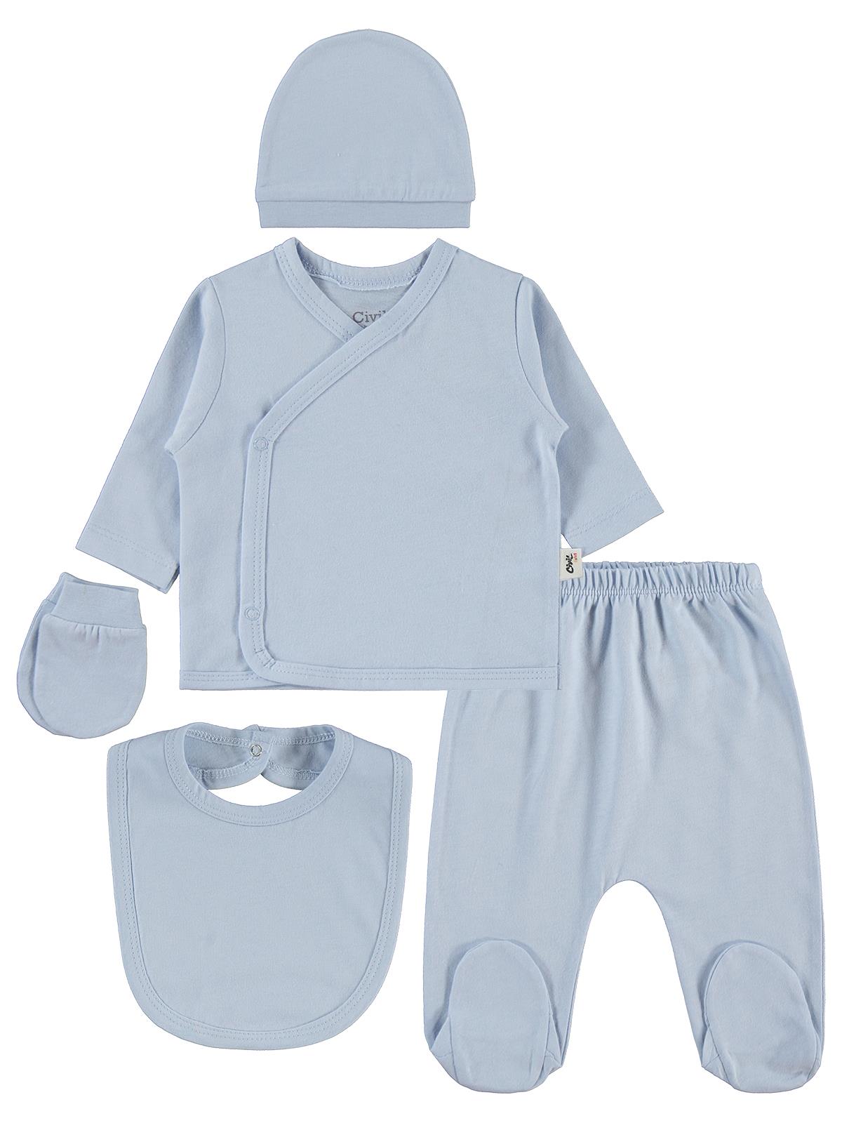 Civil Baby Basic Zıbın Takımları - Kahverengi