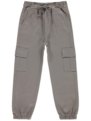 Civil Boys Bel Paça Lastikli Kargo Cepli 10-13 Yaş Pantolon - Gri