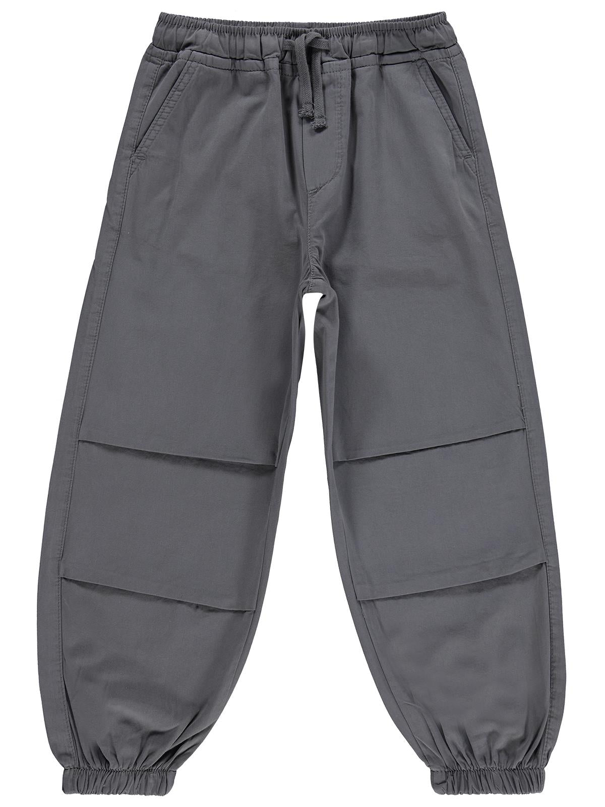 Civil Boys Paçası Lastikli 10-13 Yaş Pantolon - Gri