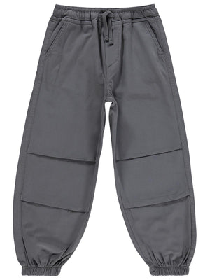 Civil Boys Paçası Lastikli 10-13 Yaş Pantolon - Gri