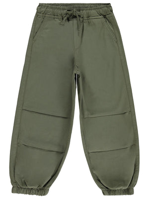 Civil Boys Paçası Lastikli 10-13 Yaş Pantolon - Haki