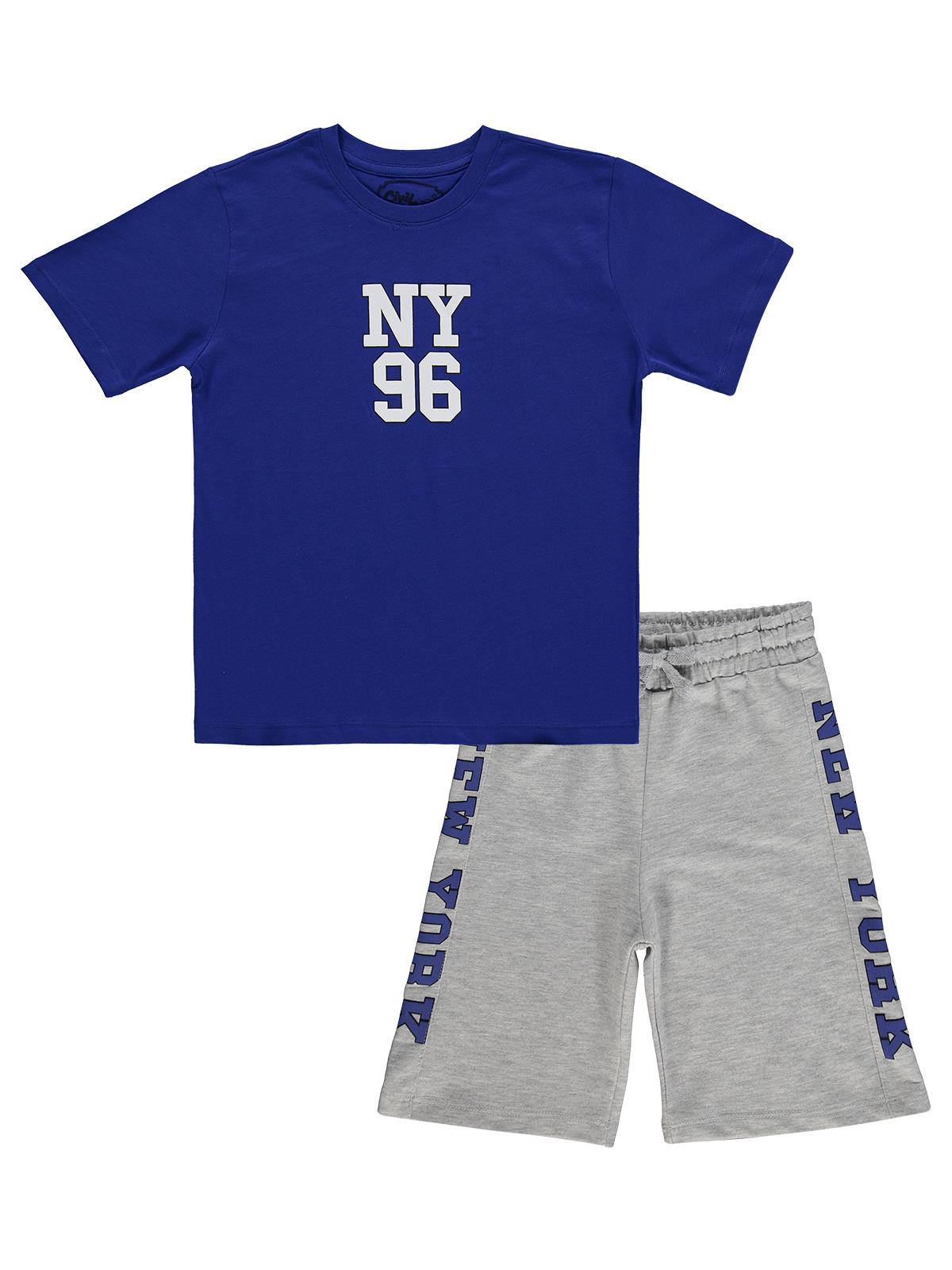 Civil Boys NY 95 Baskılı 6-9 Yaş Takım - Mavi