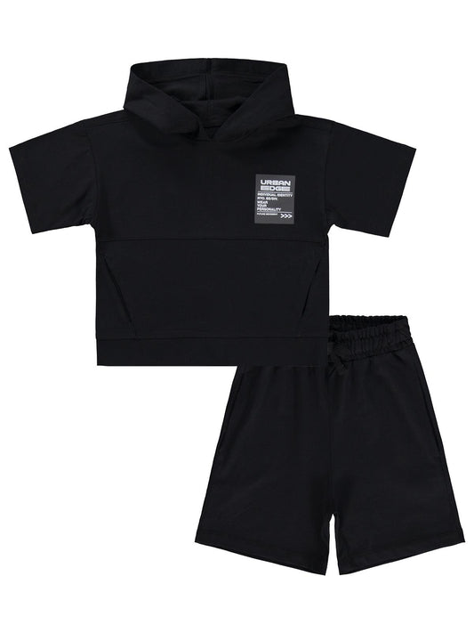 Civil Boys Urban Etiketli 2-5 Yaş Takım - Siyah
