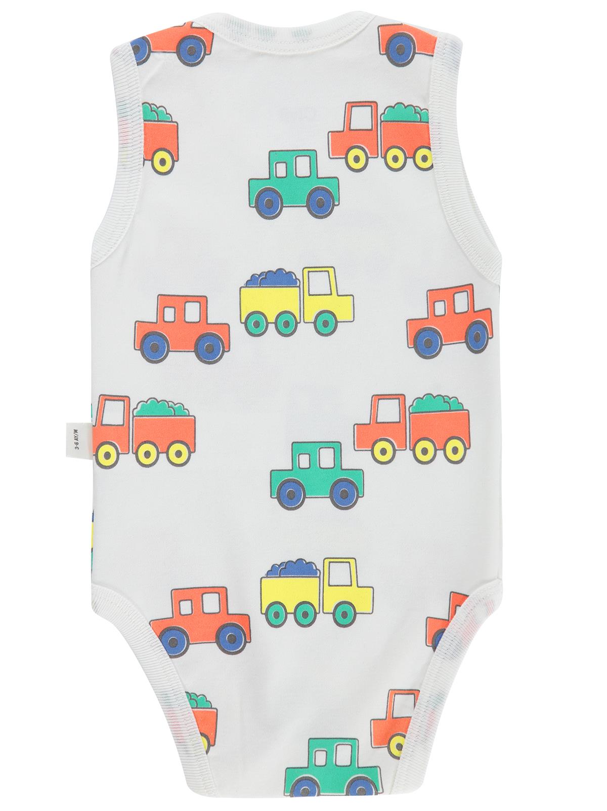 Civil Baby Taşıtlar Empirme 3-36 Ay Çıtçıtlı Badi - Ekru