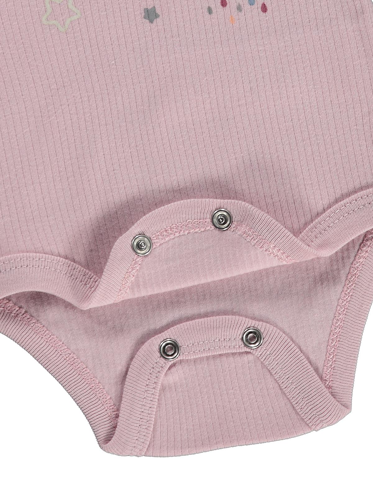 Civil Baby Unicorn Baskılı 0-3 Yaş Çıtçıtlı Badi - Pembe
