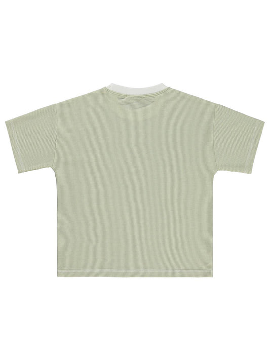 Civil Boys Karyoka Dikişli Cepli 10-13 Yaş Tişört - Yeşil