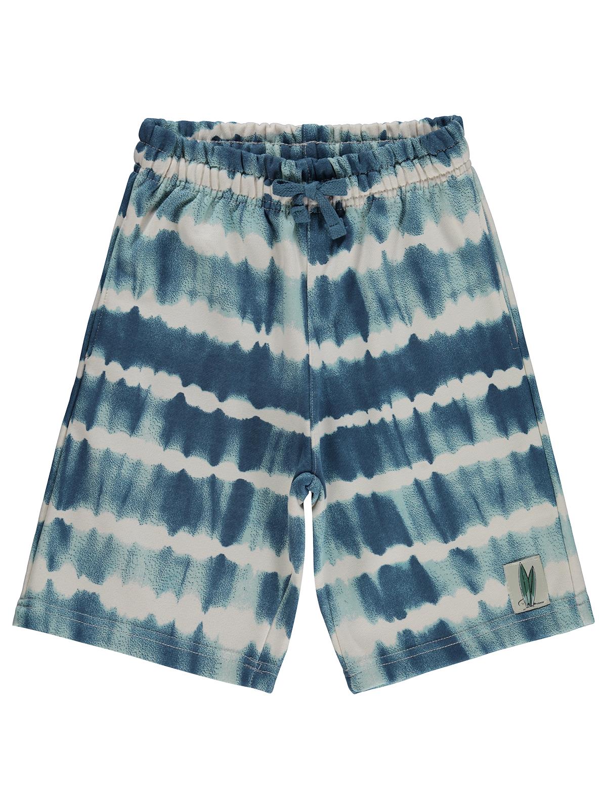 Civil Boys Batik Desenli 6-9 Yaş Şort - Yeşil