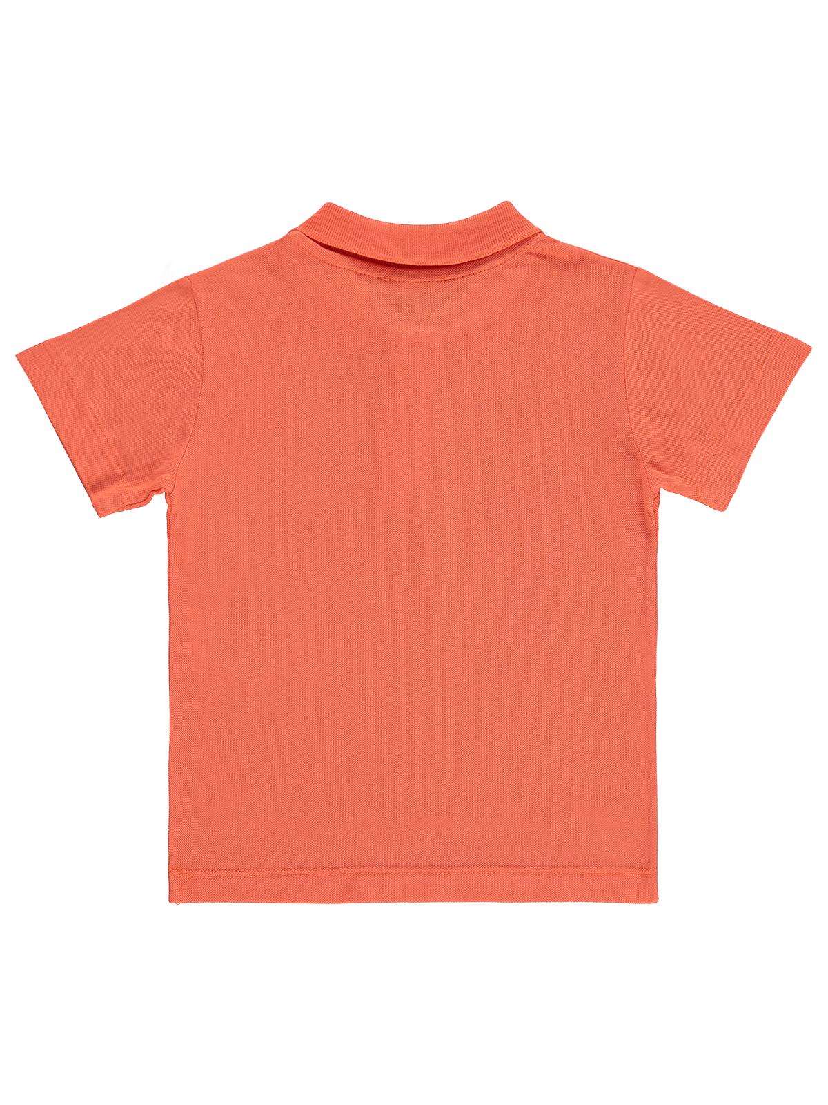 Civil Boys Erkek Çocuk Palmiye Nakışlı Polo Yaka 2-5 Yaş Tişört - Mavi