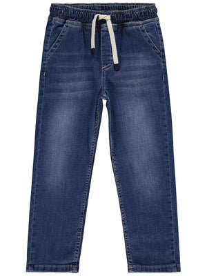 Civil Boys Bağcıklı Basic 6-9 Yaş Pantolon - Mavi