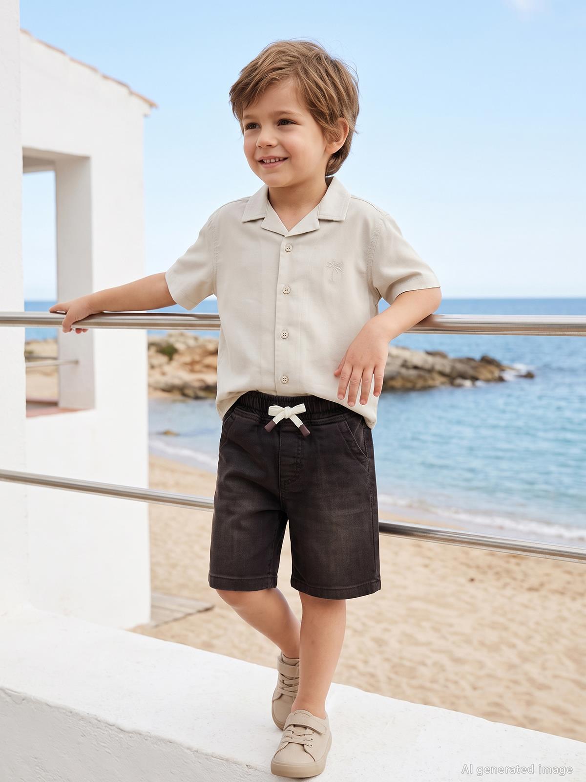 Civil Boys Bağcıklı Basic 2-5 Yaş Kapri - Kahve