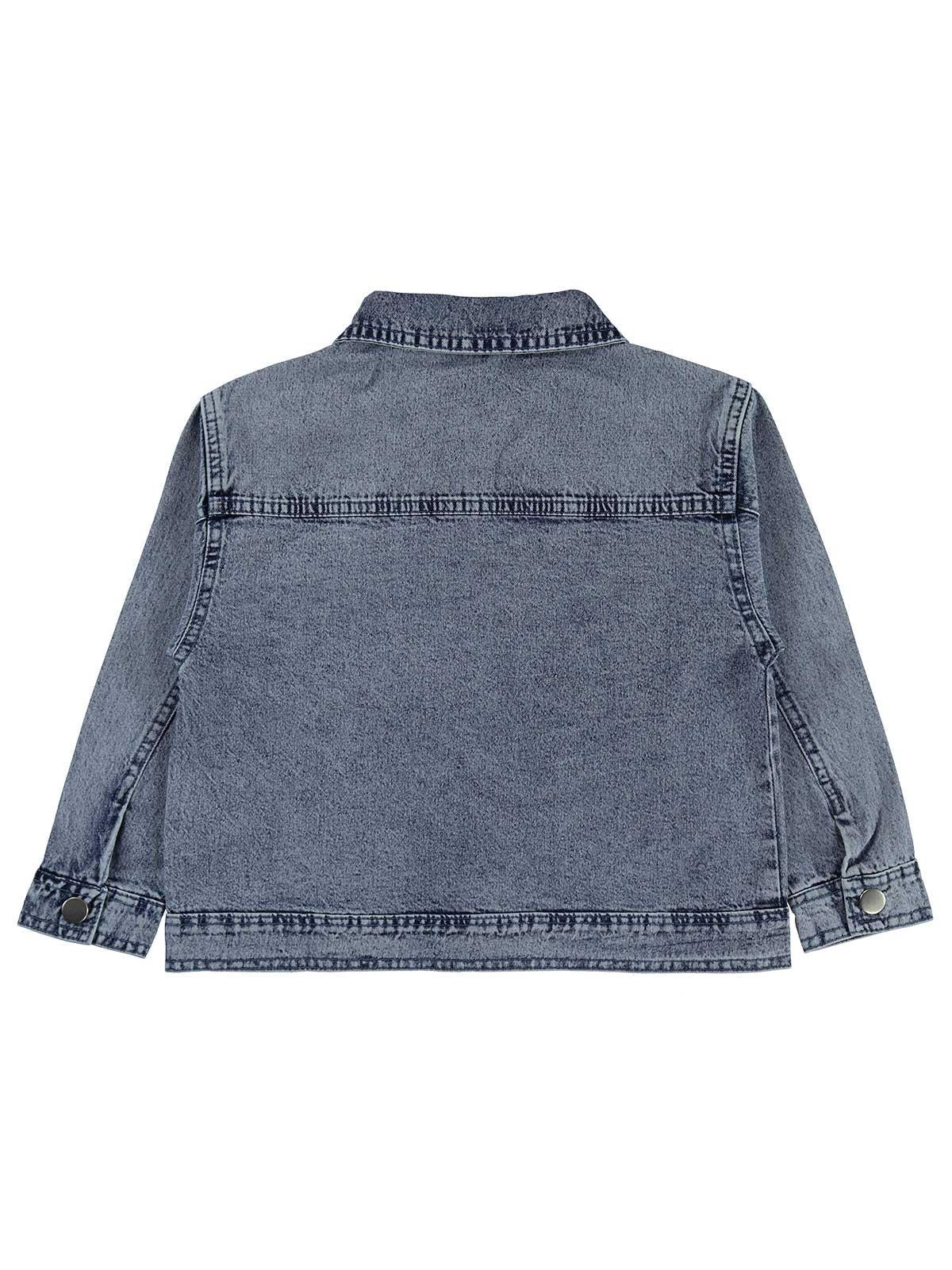 Civil Girls Torba Cepli 6-9 Yaş Ceket - Mavi
