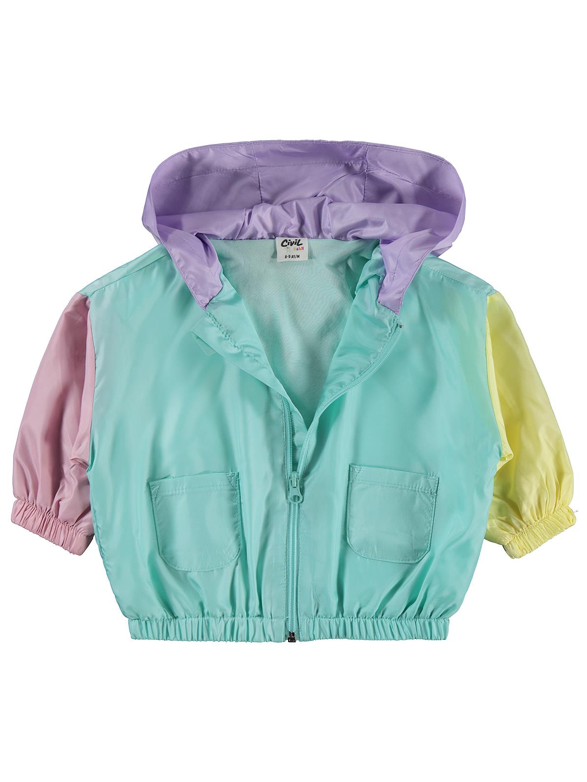Civil Baby Renkli 6-18 Ay Yağmurluk - Yeşil