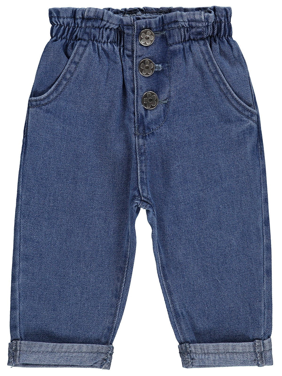Civil Baby Duble Paça 6-18 Ay Pantolon - Mavi