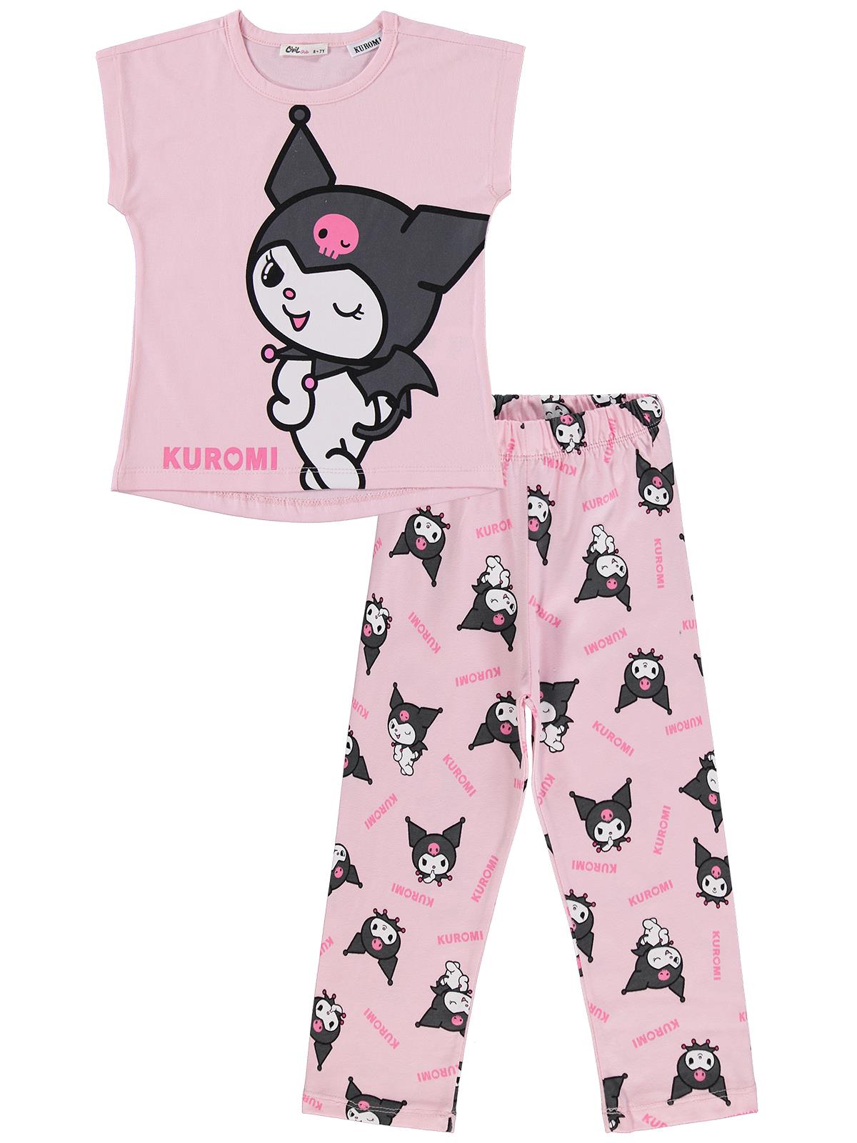 Kuromi 6-9 Yaş Pijama Takımı - Pembe