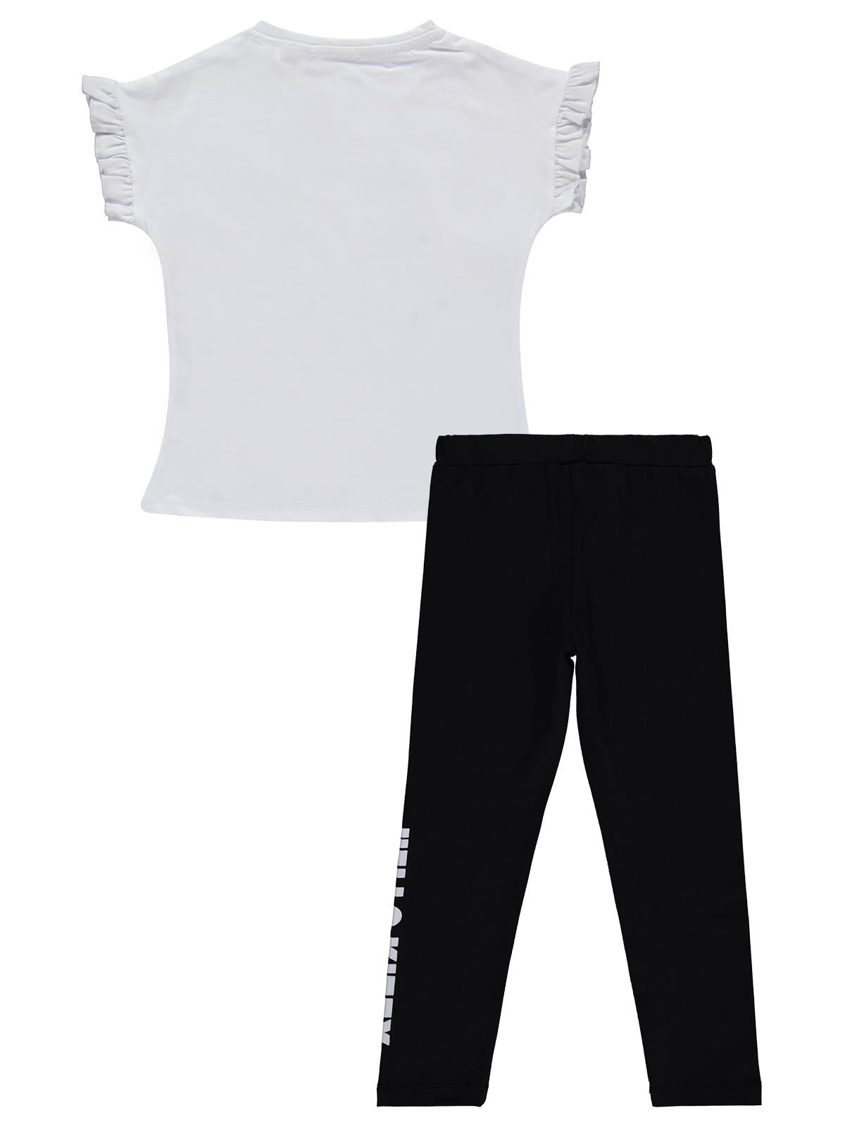 Hello Kitty 6-9 Yaş Takım - Kırık Beyaz-Siyah