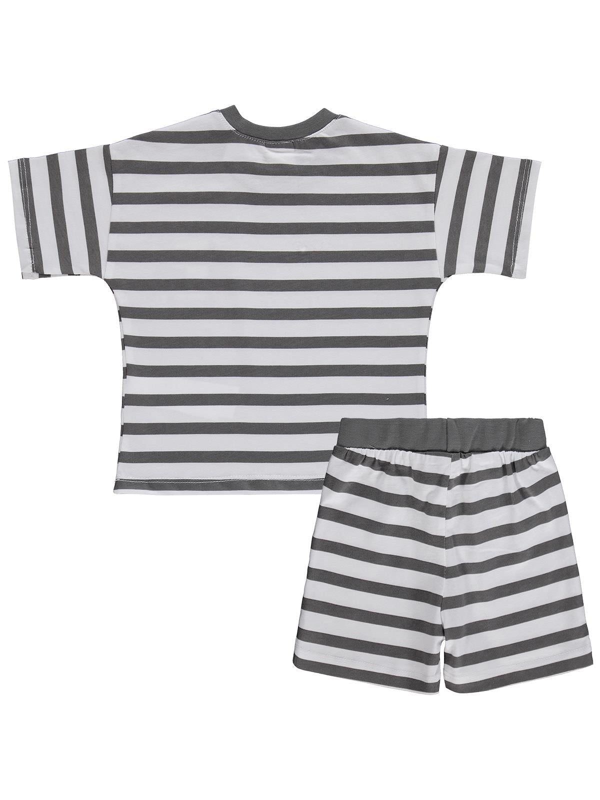 Civil Baby Batman Baskılı 6-18 Ay Takım - Gri