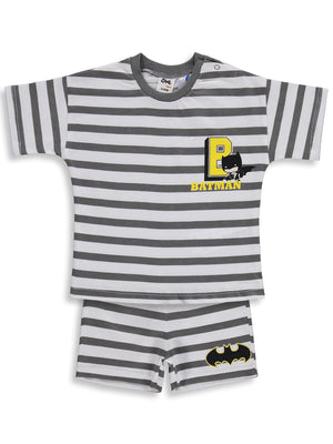 Civil Baby Batman Baskılı 6-18 Ay Takım - Gri