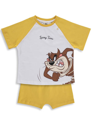 Civil Baby Taz Baskılı 6-18 Ay Takım - Beyaz