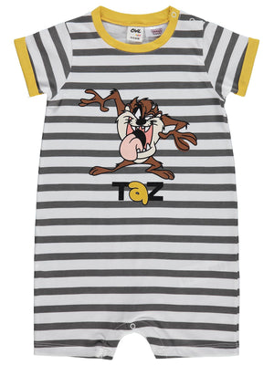 Civil Baby Taz Baskılı 6-18 Ay Tulum - Beyaz