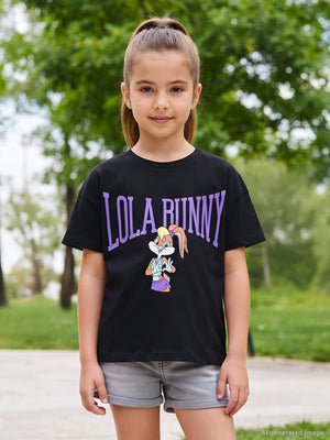 Lola Bunny 10-13 Yaş Tişört - Siyah